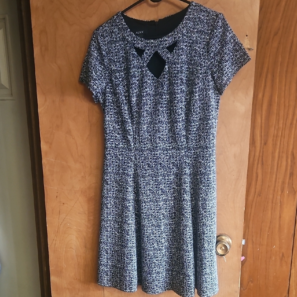 Alyx Monochrome Patterned Midi Dress